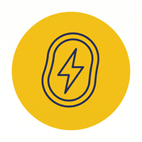Cellular energy icon — mitochondrial support and metabolism boost
